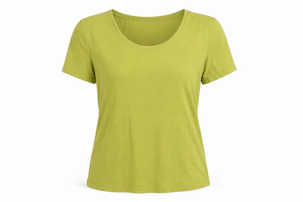 Womens UK Size L Hobbs Green Cotton Blend T-Shirt