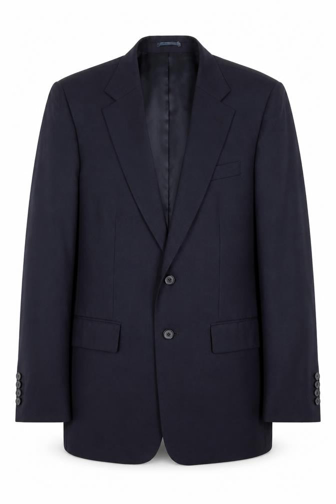 Mens 40 Chest Regular Jaeger Blue Two-Button Blazer
