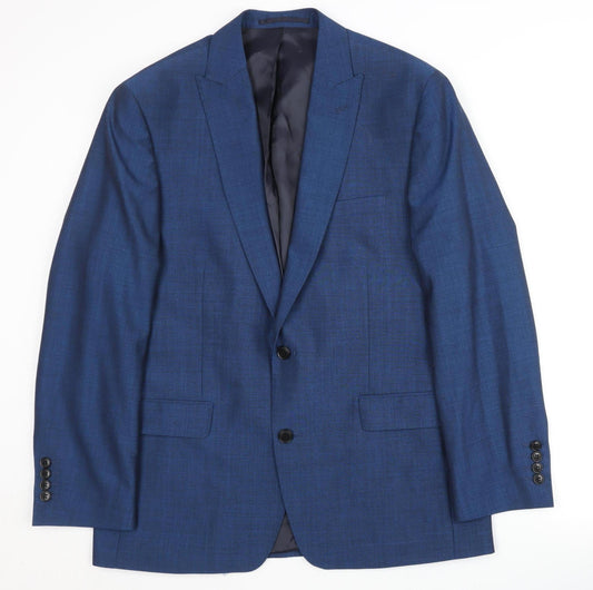 Moss 1851 Men's Blue Classic Blazer Size 40S