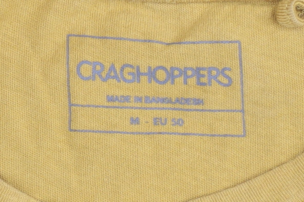 Craghoppers Men's Yellow Outdoor Graphic Tee - M