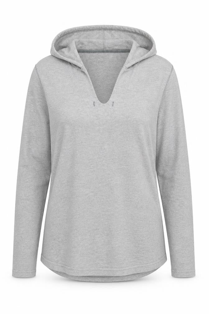 Womens UK 16 Regular White Stuff Grey Pullover Hoodie