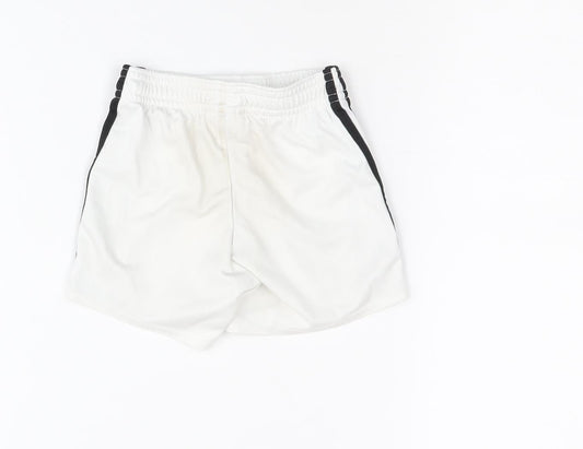 Adidas Unisex White Sports Shorts 12-18M Manchester United