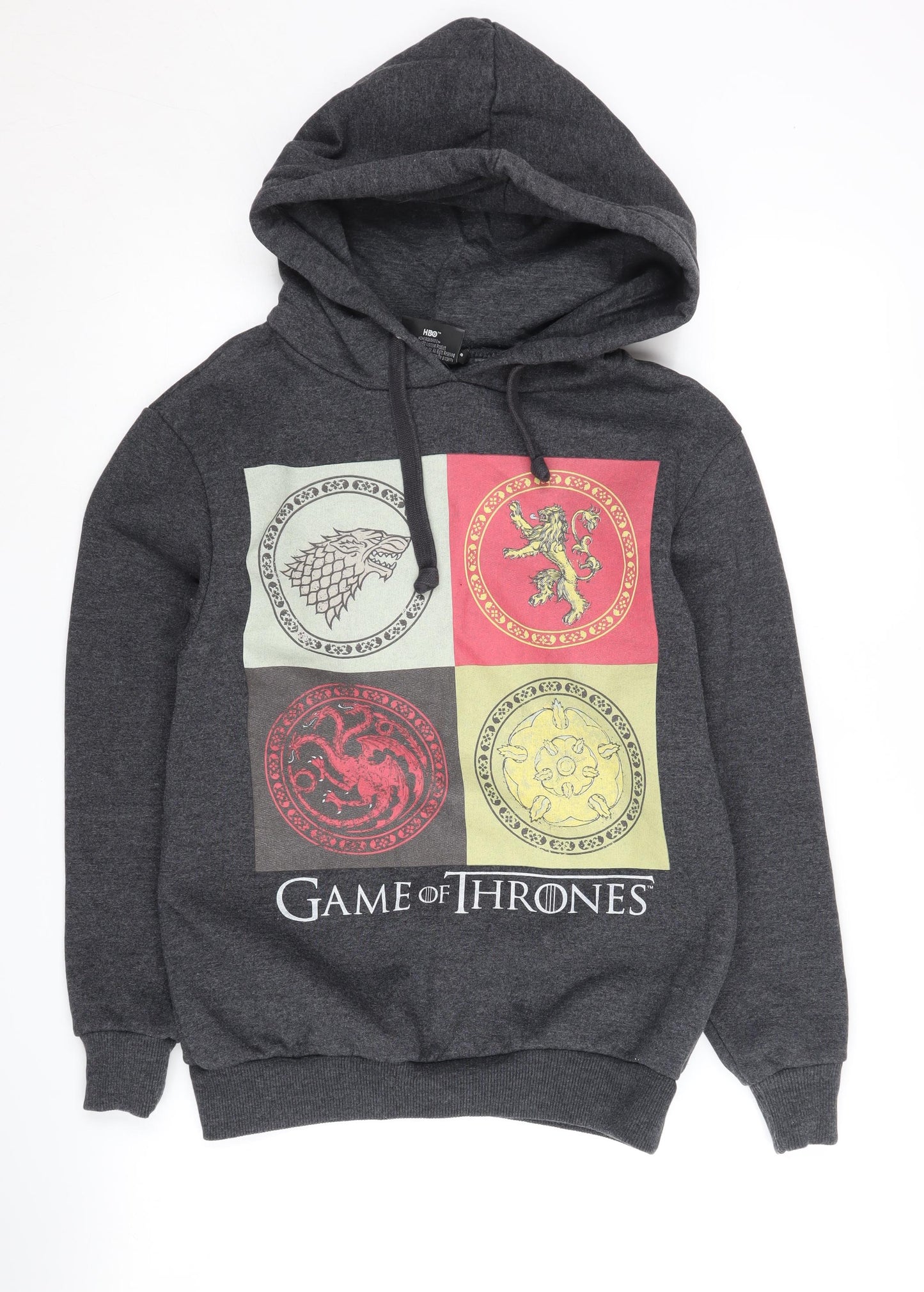 Game of Thrones Grey Unisex Hoodie - Size 8