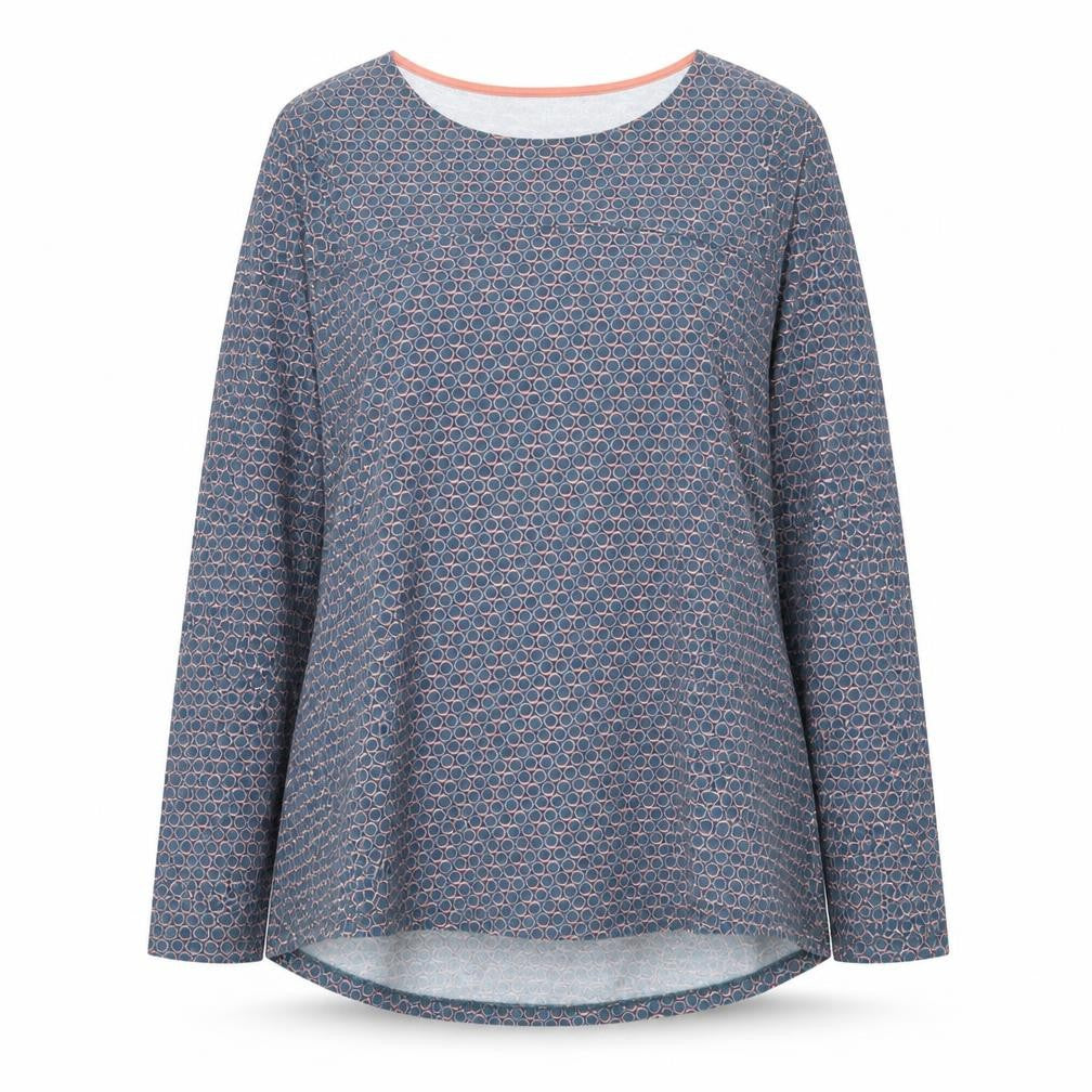 Womens UK Size 8 Boden Multicoloured Viscose Blend T-Shirt