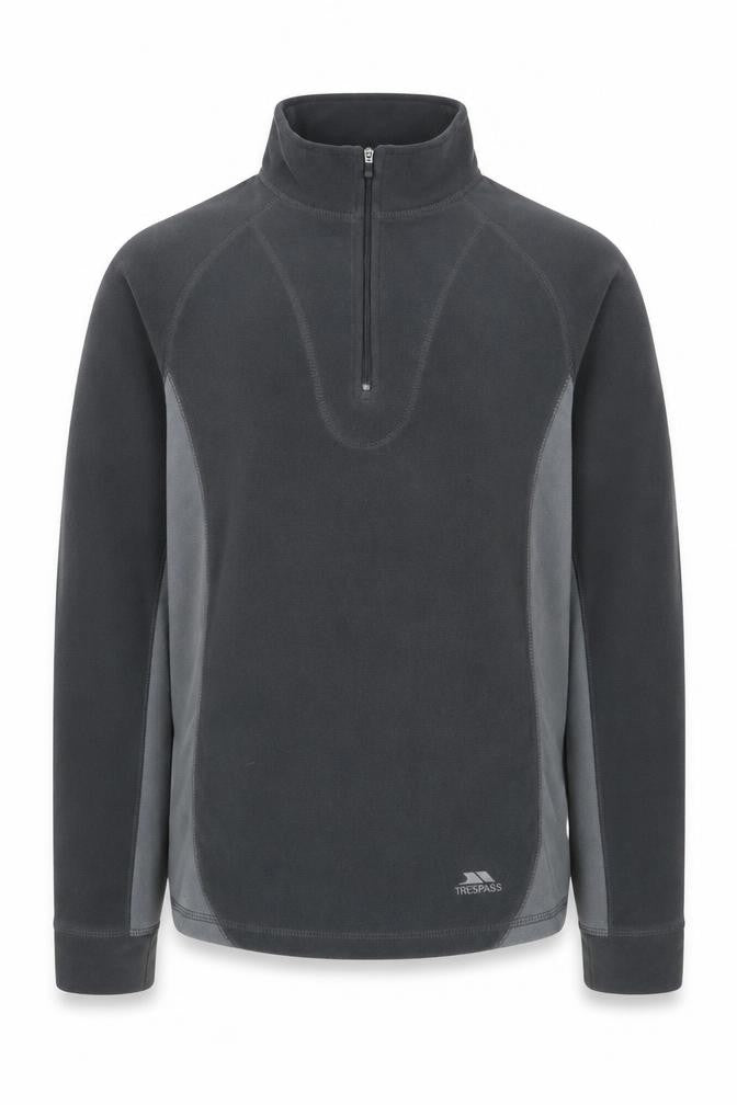 Mens UK S Regular Trespass Black Pullover Sweatshirt
