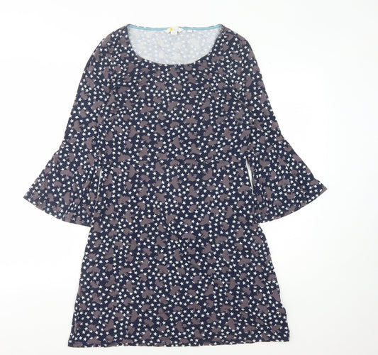 Boden Women's Multicoloured 3/4 Sleeve Star Dress