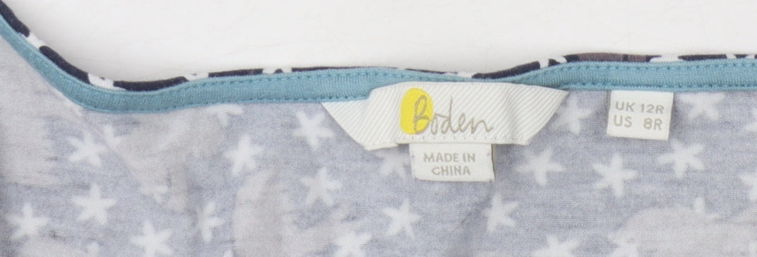 Boden Women's Multicoloured 3/4 Sleeve Star Dress