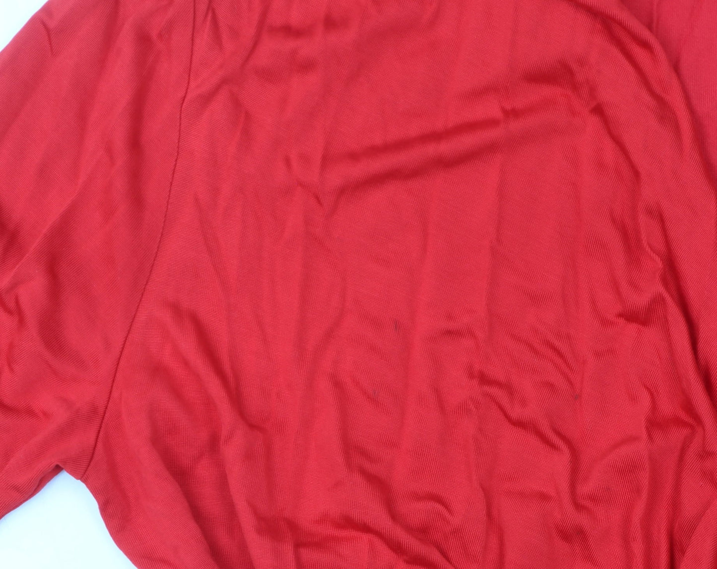 Jaeger Women's Red Viscose Wrap Blouse L