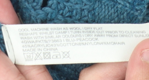 FatFace Women's Blue Knit Pullover Jumper Size 8