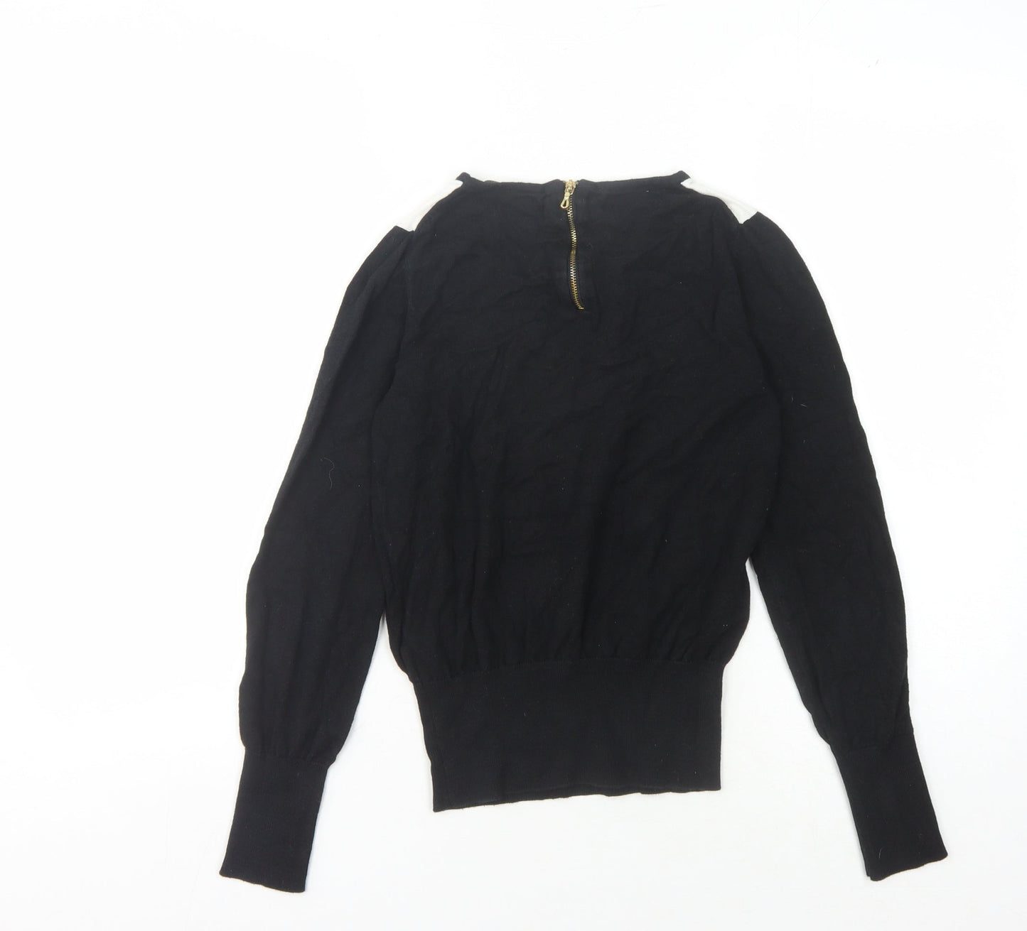 Oasis Women's Black V-Neck Pullover Jumper S