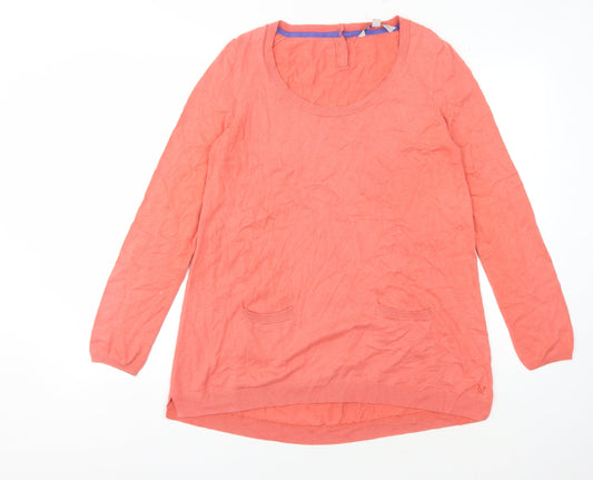 Crew Clothing Co. Women's Pink Pullover Jumper - Size 12