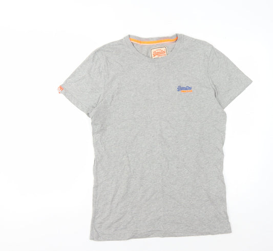 SuperDry Men's Grey Regular Fit T-Shirt M