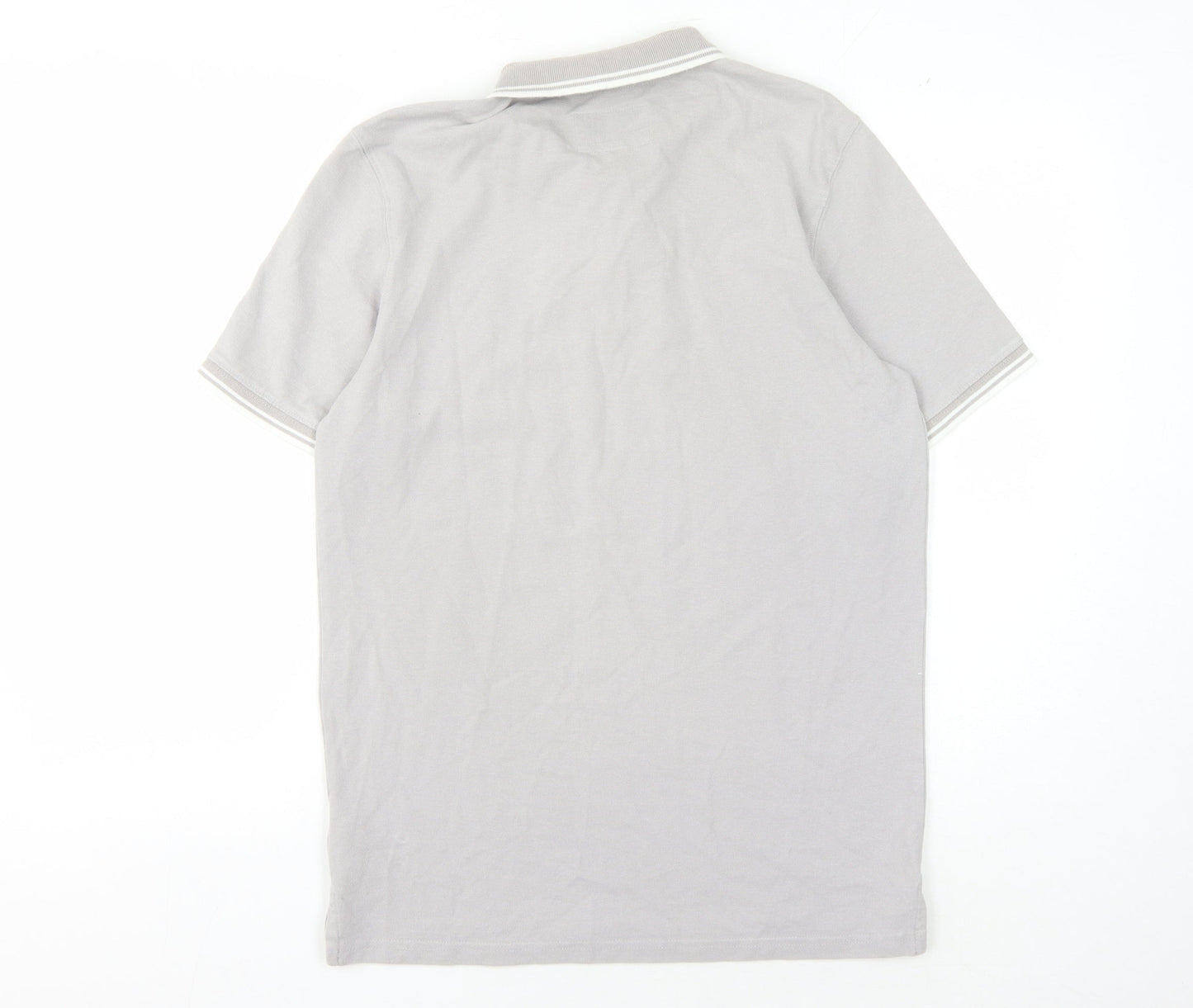 Jack Wills Men's Grey Classic Fit Polo Shirt S