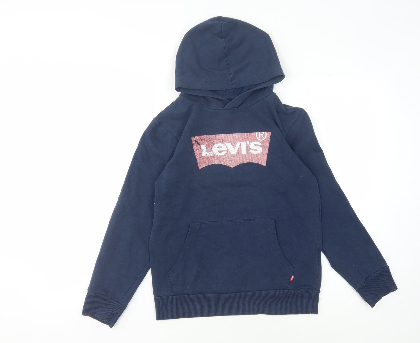 Levi's Boys Blue Pullover Hoodie - 16 Years, Graphic Logo