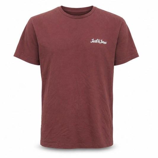 Mens UK Size M JACK & JONES Brown  Cotton T-Shirt