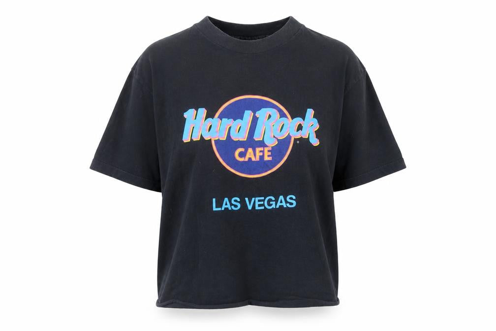 Hard Womens Rock Cafe Black Cotton T-Shirt Medium