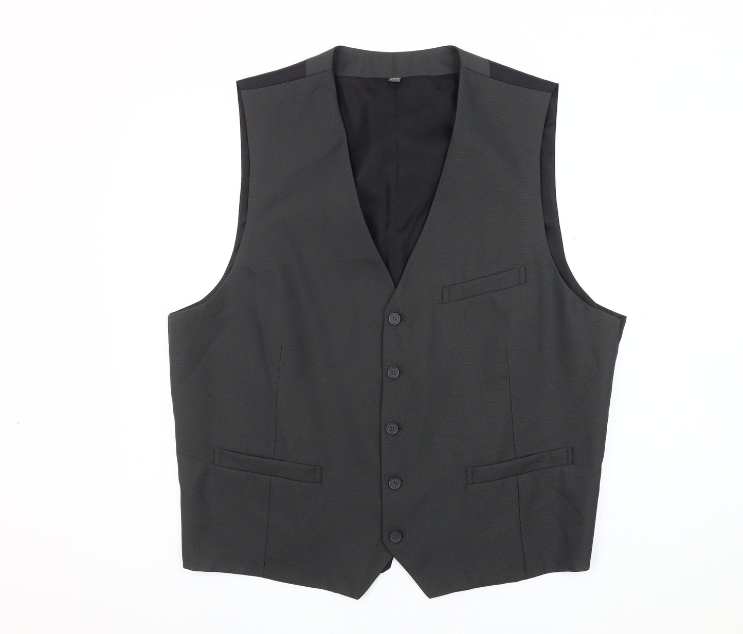 Williams & Brown Men's Grey Suit Waistcoat 50R Formal