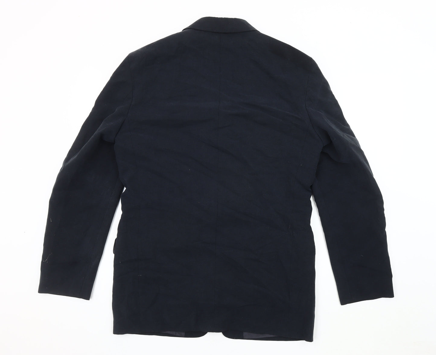 Marks and Spencer Men's Blue Blazer - Size 38R, Elegant Style.