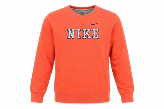 Nike Boys Orange Logo Sweatshirt XL Pullover Casual