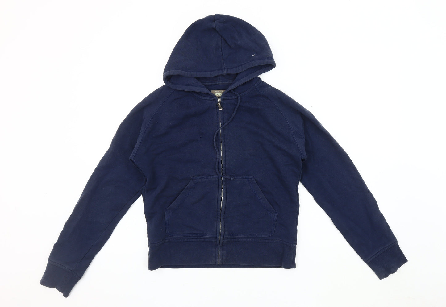 Ted Baker Men's Blue Cotton Hoodie Jacket, Size 2