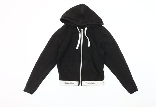 Calvin Klein Men's Black Hooded Jacket XS