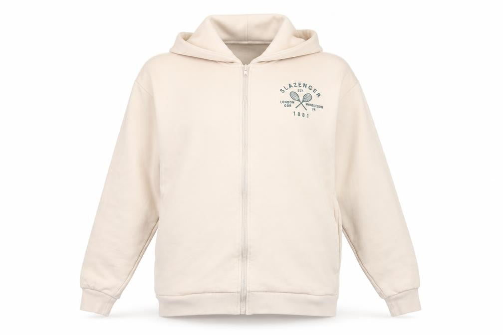 Womens UK Size 10 Regular Slazenger Beige Cotton Jacket