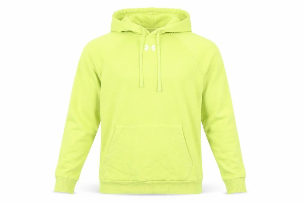Mens UK XS Regular Under armour Green Pullover Hoodie
