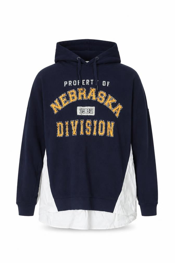 Next Men's XL Blue Pullover Hoodie - Logo Style