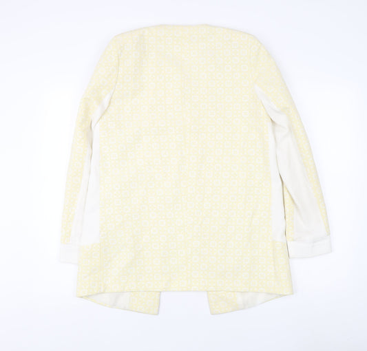 Milla Women Ivory Long Jacket Size 8