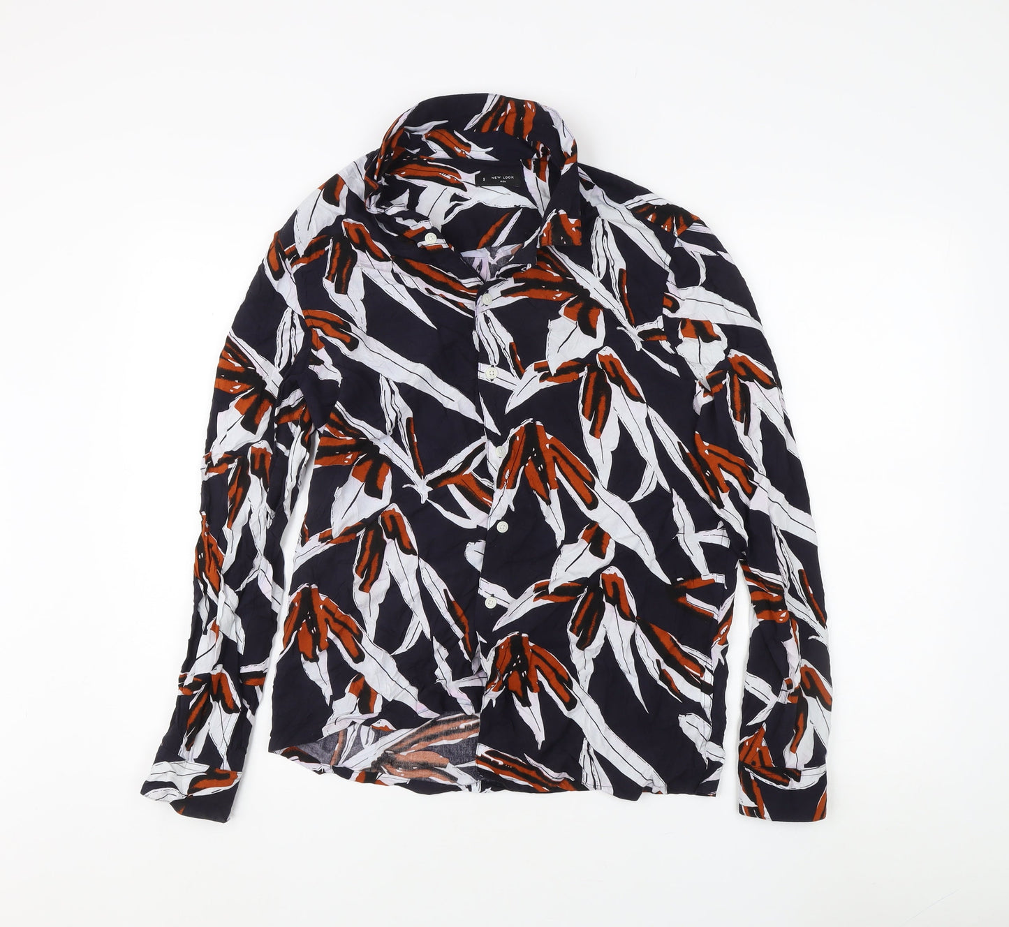 New Look Men's Multicoloured Floral Shirt, Size S