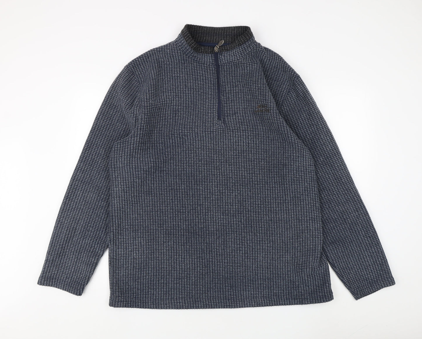 Weird Fish Men's Blue Pullover Sweatshirt 2XL