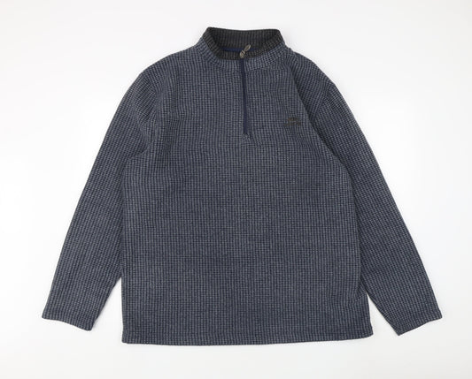 Weird Fish Men's Blue Pullover Sweatshirt 2XL