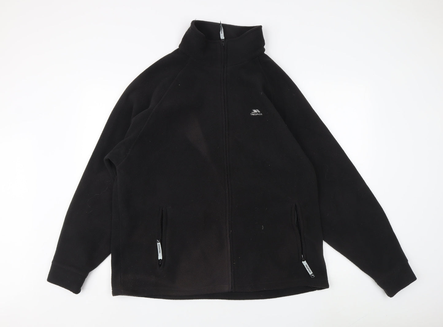 Trespass Men's Black XL Fleece Zip Sweatshirt