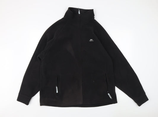 Trespass Men's Black XL Fleece Zip Sweatshirt