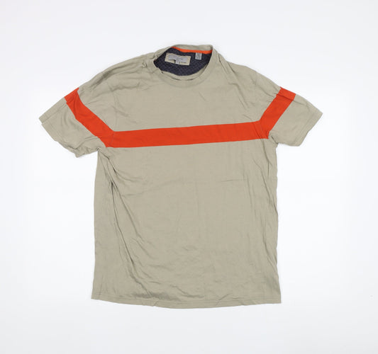 Ted Baker Women's Beige Crew Neck T-Shirt, Size L