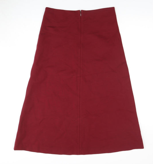 Joules Women's Red Midi Pencil Skirt Size 12