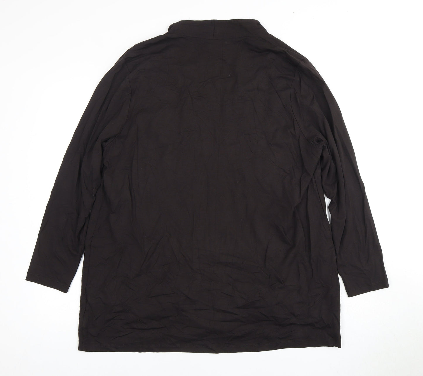 Windsmoor Women's Black Long Sleeve Open Cardigan XL