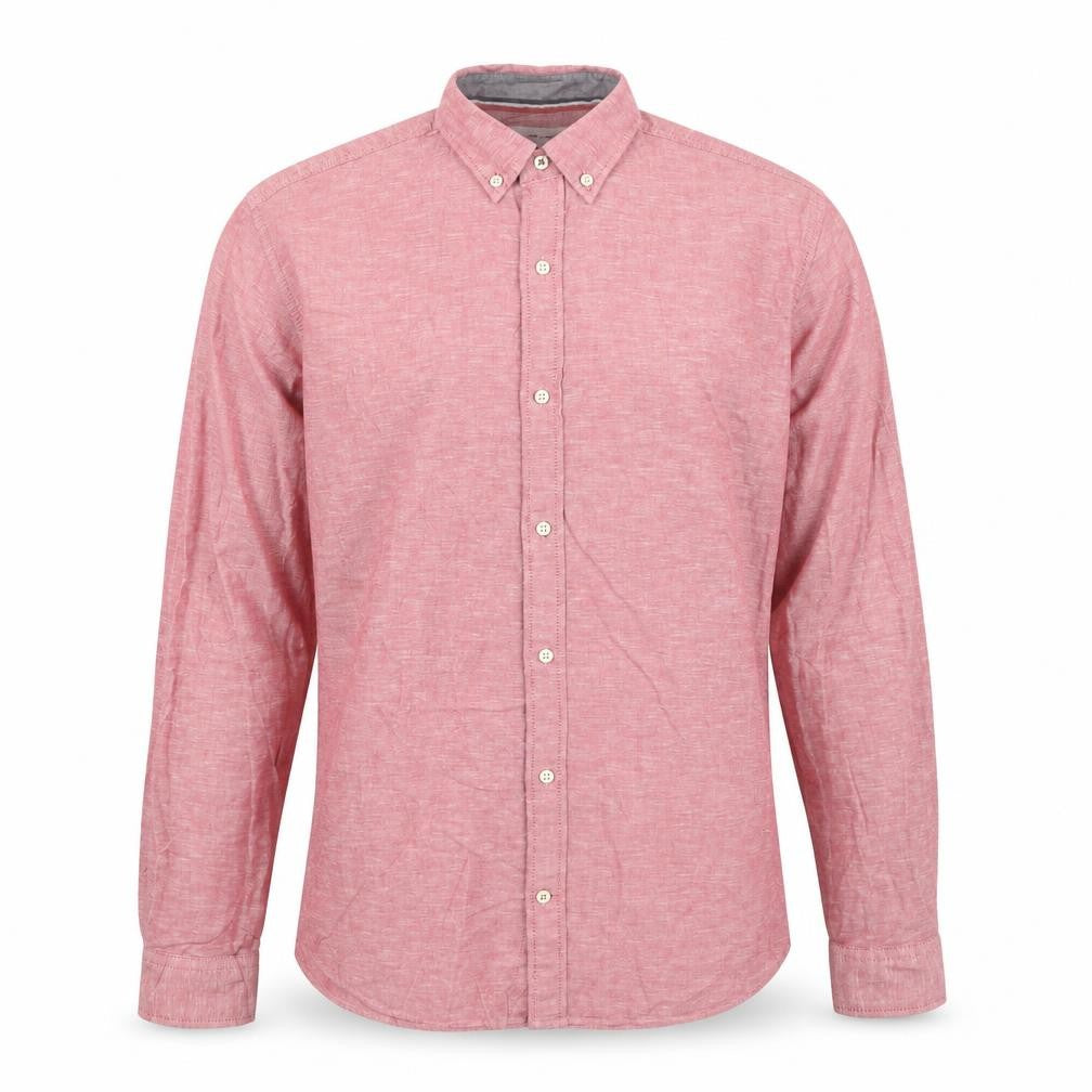 Jack & Jones Men's Red Small Casual Long Sleeve Shirt