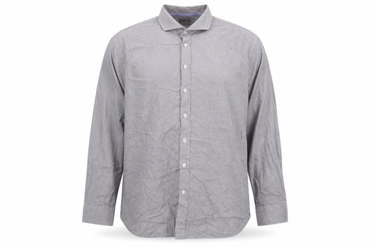 Jaeger Men's Check Regular Fit Cotton Dress Shirt L
