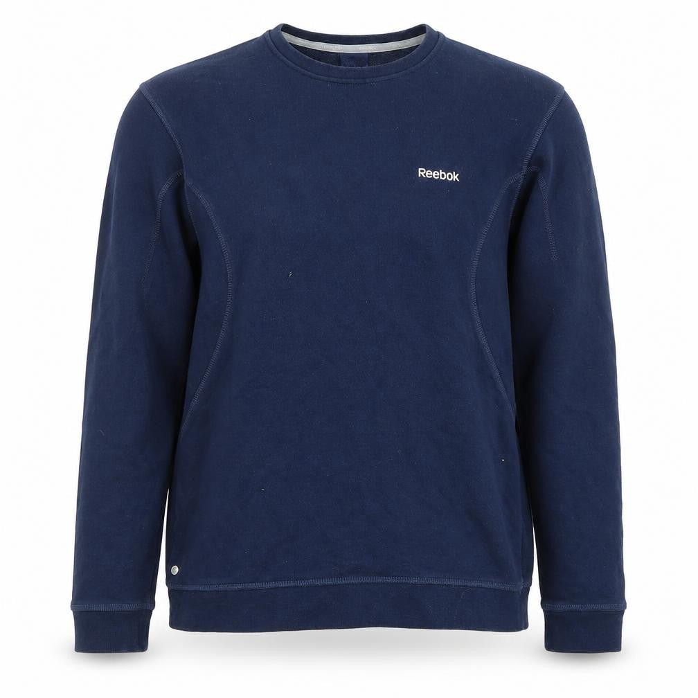 Mens UK S Regular Reebok Blue Pullover Sweatshirt