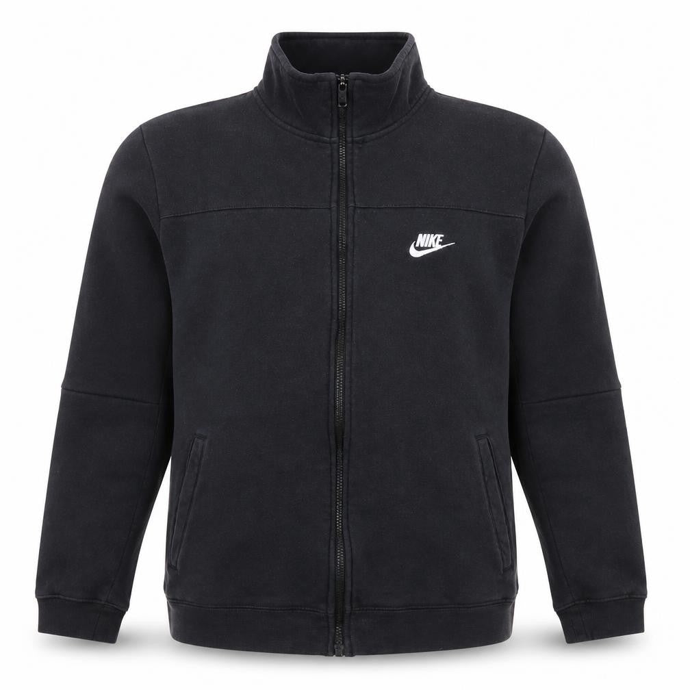 Mens UK S Regular Nike Black Full Zip Sweatshirt