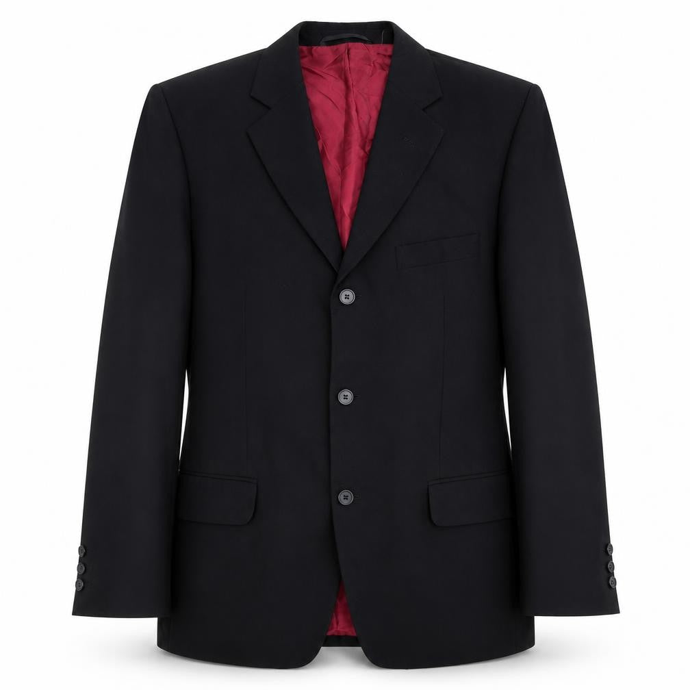 Roberto Bassi Men's Black Blazer, Size 40, Formal