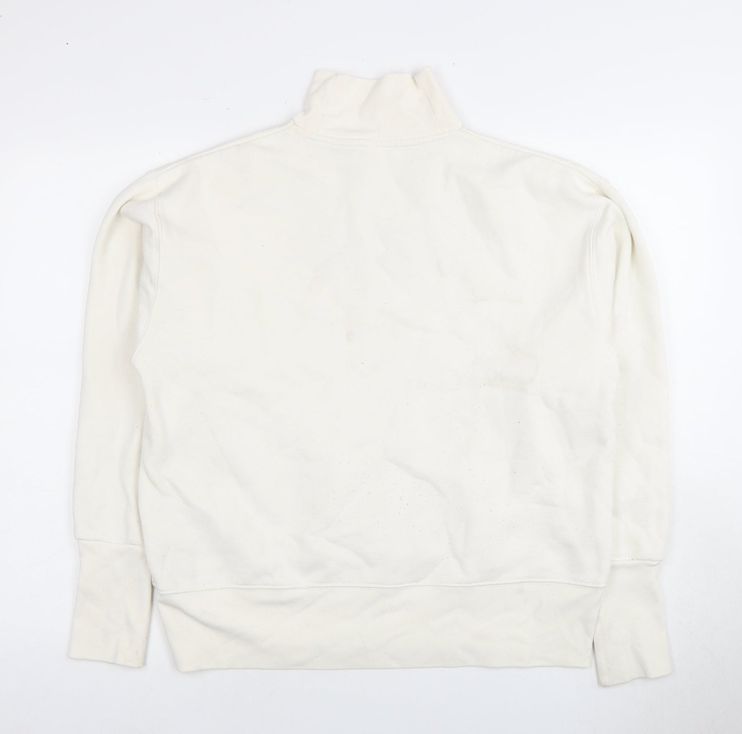 Levi's Ivory Graphic Print Women's XS Mock Neck Sweatshirt