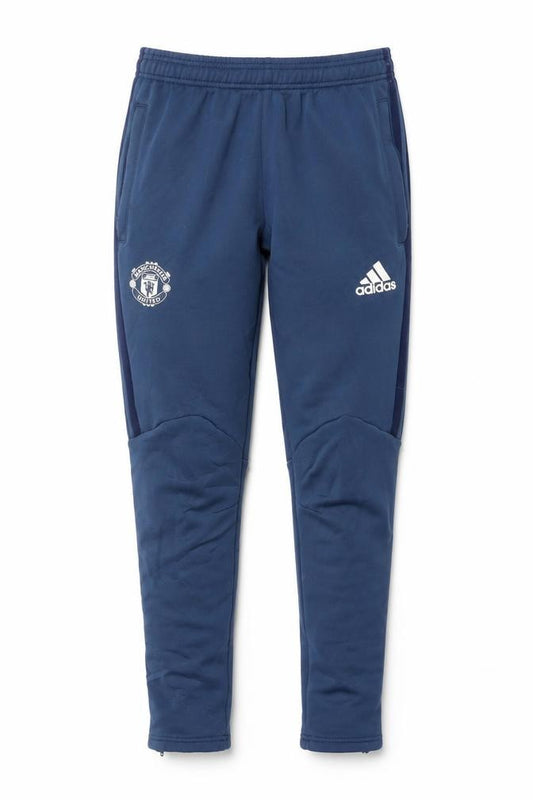 Adidas Boys Blue Jogger Trousers Size S - Manchester United
