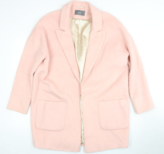 South Women's Pink Long Coat - Size 16, Lined