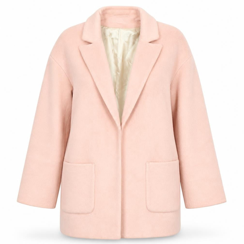 South Women's Pink Long Coat - Size 16, Lined
