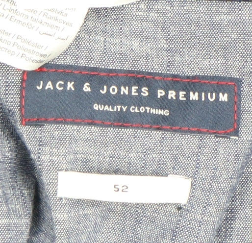 JACK & JONES Men's Blue Blazer, UK 42, Formal Jacket