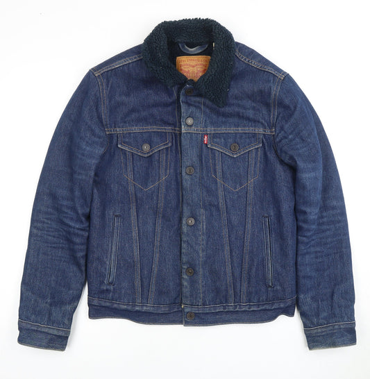 Levi Strauss Men's Blue Denim Jacket Size S