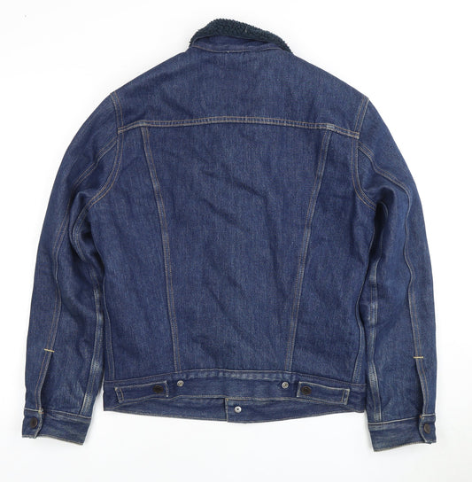 Levi Strauss Men's Blue Denim Jacket Size S