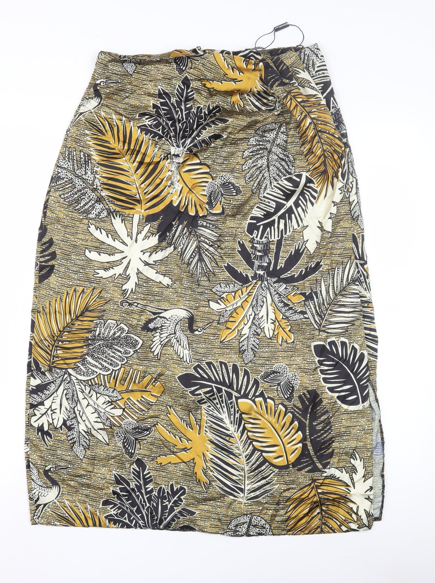 Women's Multicoloured Floral Midi Pencil Skirt